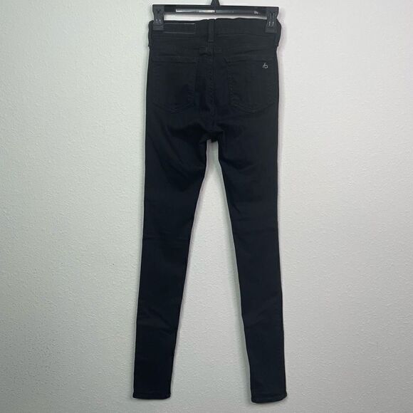 Rag & Bone Women’s Black 10 Inch Skinny Jeans Size 25‎ - Picture 7 of 9